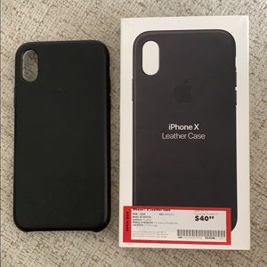 Apple IPhone X Leather Case